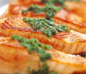 Williams-Sonoma's Seared Salmon with Basil
