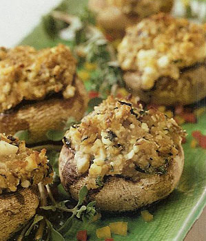 Old Fashioned Stuffed Mushrooms