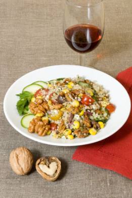 Summer Fresh Confetti Walnut Quinoa Salad