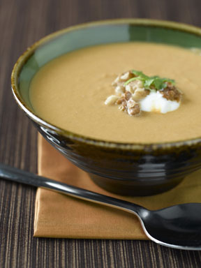 Curry Pumpkin and Walnut Soup