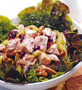 Chunky Turkey Salad With Cranberries And Walnuts Recipe