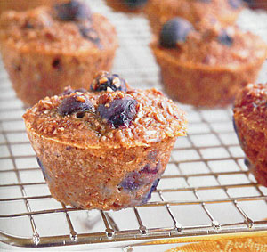 The Biggest Loser's Mini Blueberry Bran Muffins