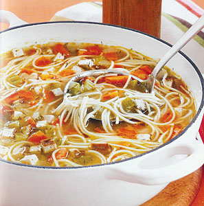 Nava Atlas' Vegan Mock Chicken Soup
