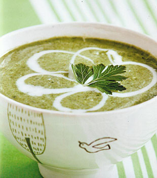 Nava Atlas' Vegan Puree of Spring Greens Soup