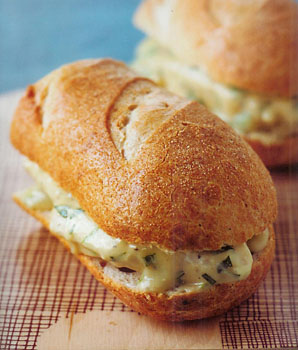 The Poor Chef's Tarragon Chicken Baguettes