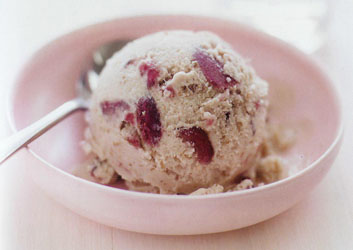Fresh Fig Gelato with Orange and Cinnamon