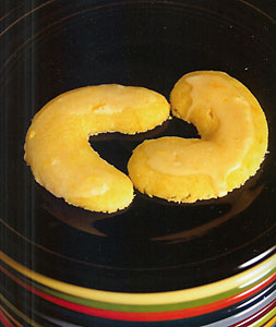 Orange Crescent Cookies