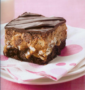 Peanut Butter Crunch Brownies