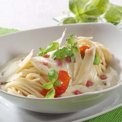 Spaghetti a la Carbonara recipe