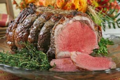 Rosemary horseradish prime rib