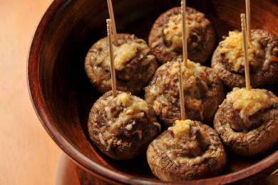 Parmesan Stuffed Mushrooms