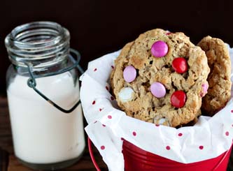 Peanut Butter M&M Cookies