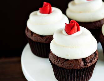 Simple Chocolate Cupcakes with Vanilla Buttercream