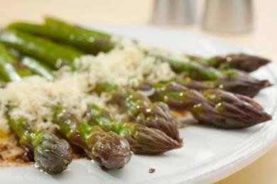 Grilled Herb Parmesan Asparagus