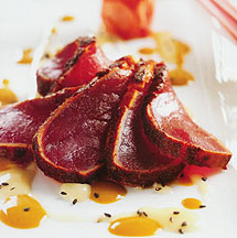 Roy's Signature Blackened Ahi with Soy Mustard Sauce
