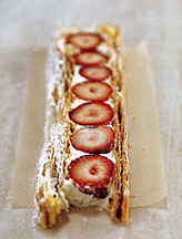 Strawberry Napoleon with White Chocolate Mousse