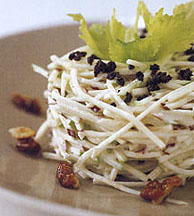 Waldorf Salad with Candied Walnuts and Truffles