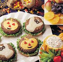 Halloween Hamburgers for Kids