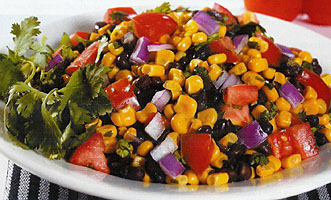 Holly Clegg's Black Bean, Corn and Fresh Tomato Salad