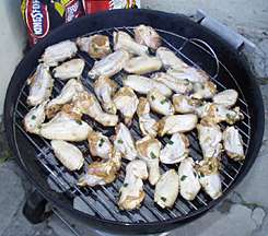 Thai style peanut wings