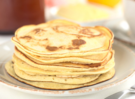 Lemon ricotta pancakes