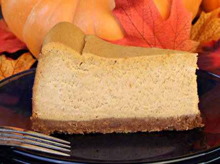 Elegant Pumpkin Cheesecake