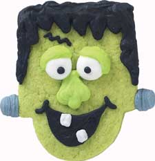 Frankenstein Cookies for Halloween