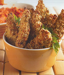Herbed Toaster Oven Fried Chicken