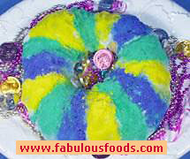 Mardi-Gras King Cake - Traditional and Bread Machine Versions