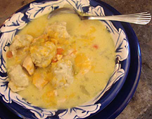 Low Carb Chicken and Dumplings