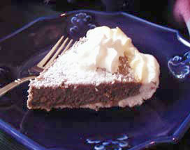 Sugar Free, Low Carb Chocolate Coconut Meringue Pie