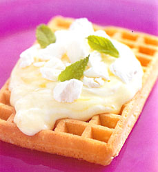 Lemon Meringue Waffles