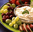 Fruit Bowl with Marshmallow Dip