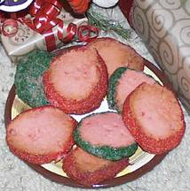 Festive Peppermint Refrigerator Cookies