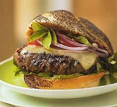 Napa Valley Basil Smoked Burgers