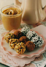 Chocolate and Peanut Butter Truffles