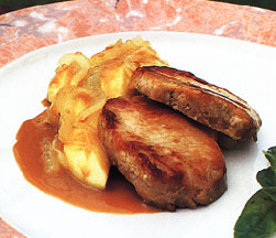Pan Seared Pork Loin with Derry Apple Relish