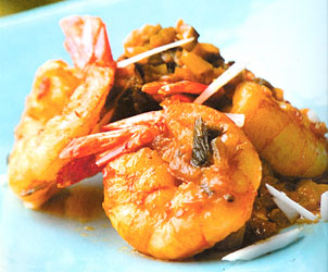 Prawns in Coconut Masala