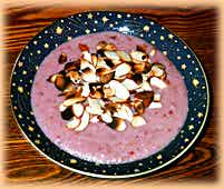 Raspberry and Almiond Farina or Cream of Wheat Cereal