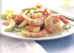 South Beach Diet Shrimp and Celery Salad