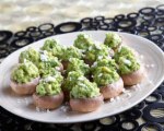 Avocado Stuffed Marinated Mushrooms