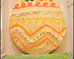 Easy to Decorate Easter Egg Cake