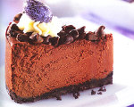 Deep Dark Chocolate Fudge Cheesecake