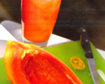 South of the Border Fresh Papaya Slush