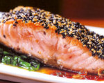 Michael Lomonaco's Slow Roasted Sesame Salmon with Ginger