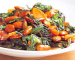 Michael Lomonaco's Bitter Greens and Honey Almonds