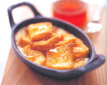 Chanterelle's Brioche Pudding with Truffle Honey