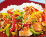 Chicken with Sweet and Hot Peppers