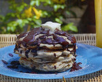 Chocolate Chip Pecan Pancakes