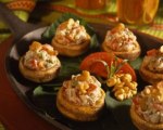 Nutty Stuffed Mushroom Caps